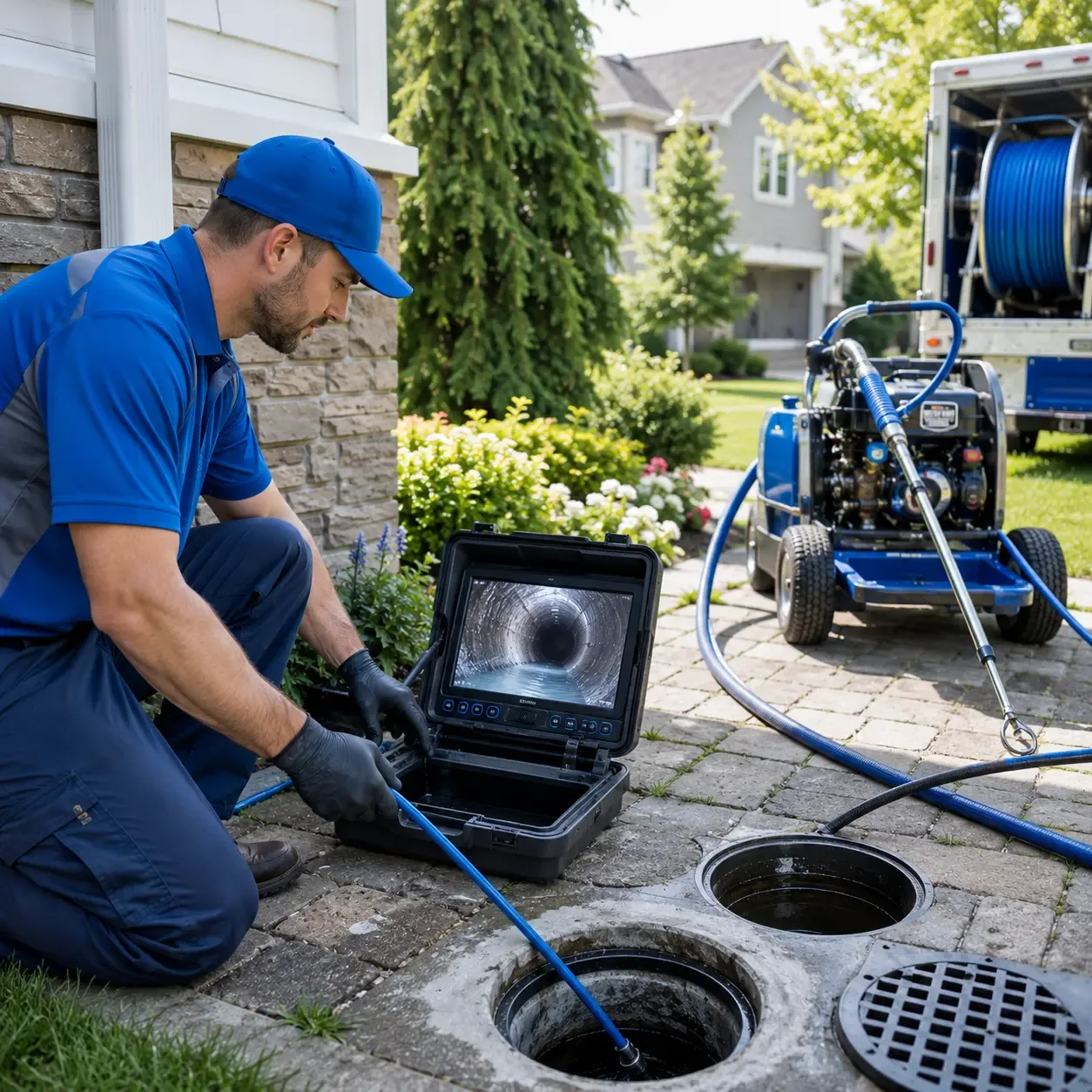 Outdoor drain cleaning professionals serving Porter Corners, NY